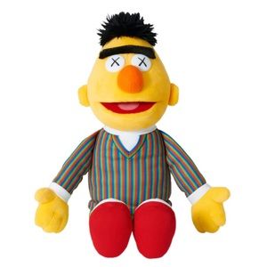 NEW Uniqlo KAWS x Sesame Street Bert Plush